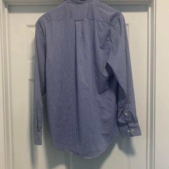 IZOD Classic Mens Classic Fit Long Sleeve Plaid Button-Down Shirt - Picture 5 of 9